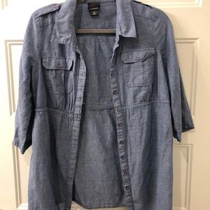 Maternity Button-up Tunic